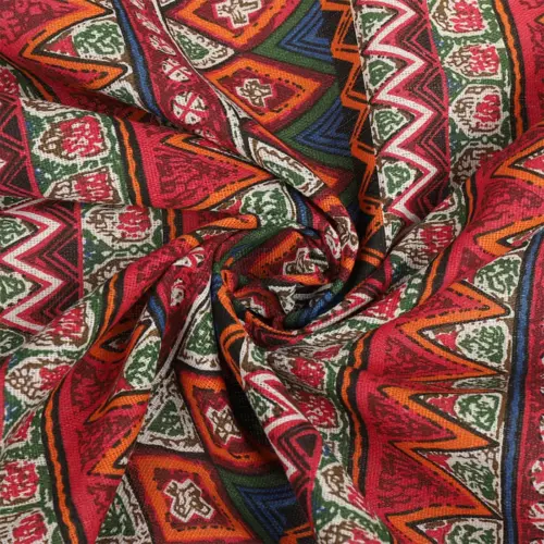 Льняная ткань Этно декоративная (150 см. шир.)